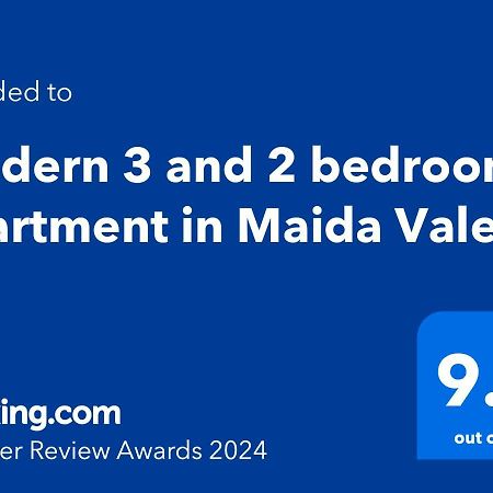 Modern 3 And 2 Bedroom Apartment In Maida Vale London Exterior foto